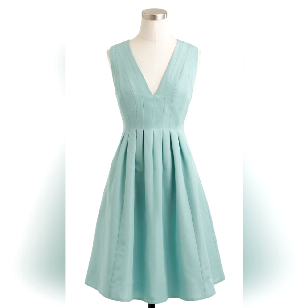 NEW J Crew Sophie Pale Green Dress size 4 Mint Pastel Formal Bridesmaid
